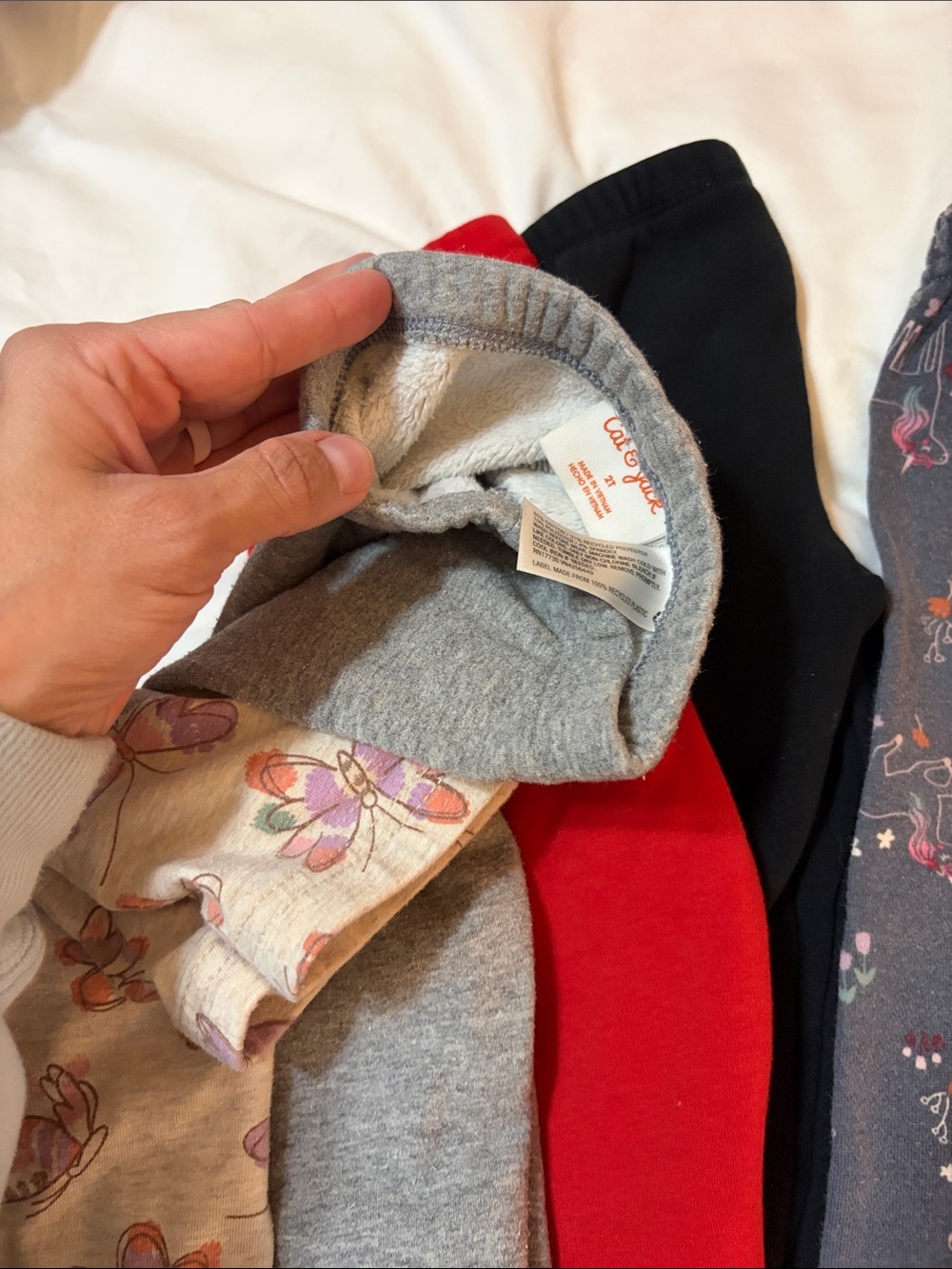 Toddler Assorted Colorful Leggings and sweatpants - Multipack - Picture 4 of 5